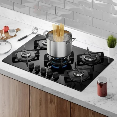 COCINA EMPOTRABLE MARCA MOVELMAX A GAS 5 HORNALLAS.-