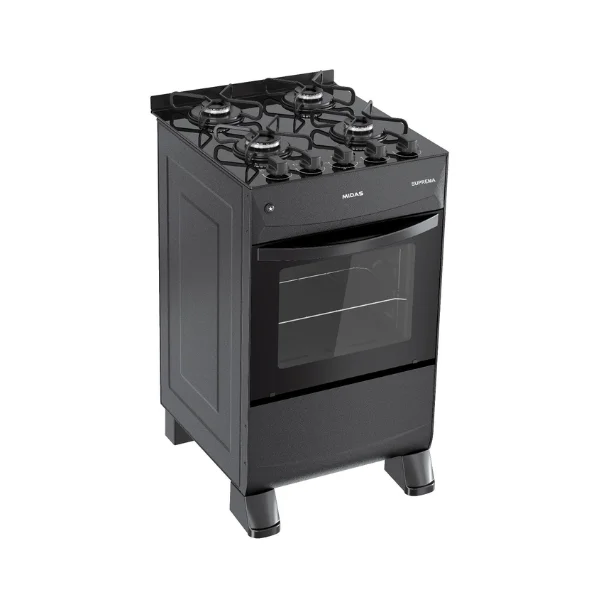 COCINA MIDAS A GAS SUPREMA 4 HORNALLAS+ ENCENDIDO ELECTRIO