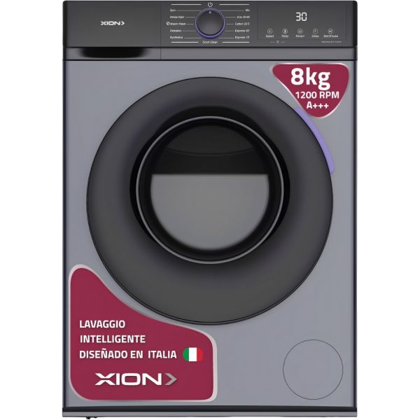 MARCA AUTOMATICO MARCA XION CARGA FRONTAL 8 KILOS (CARGA FRONTAL) INOXIDABLE.-