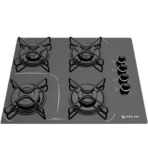 COCINA EMPOTRABLE MARCA ATLAS DE 4 HORNALLAS A GAS.-