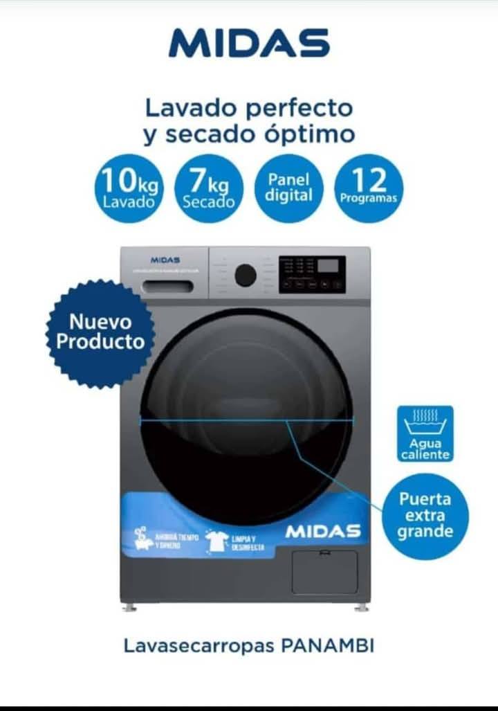 LAVASECARROPAS MARCA MIDAS 10 KILOS - Imagen 2