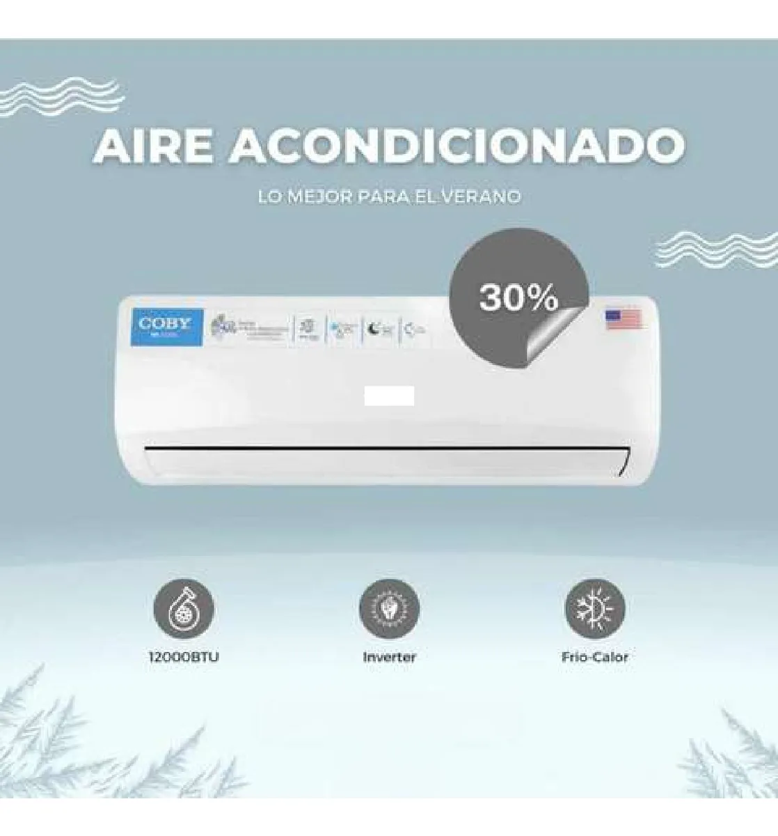 Aire acondicionado AUDISAT 4500/18000BTU ON/OFF + KIT DE REGALOS DE INTALACION - Imagen 3