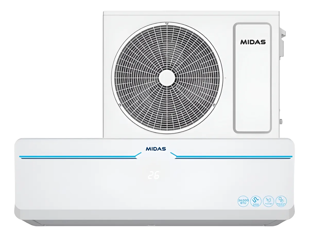 Aire acondicionado MIDAS 4500F/18000BTU+KIT DE INTALACION DE REGALO