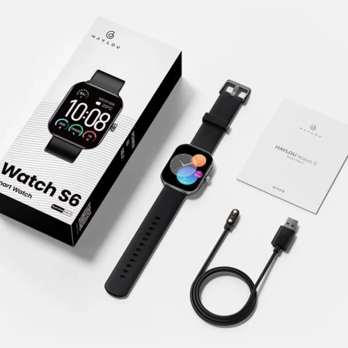 RELOJ HAYLOU WATCH S6  NEGRO/BLANCO