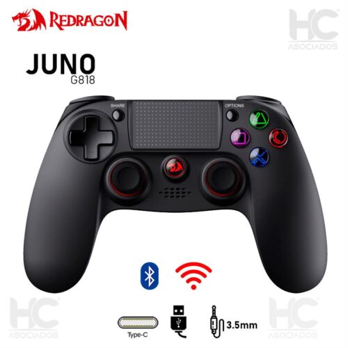 JOYSTICK Redragon Juno G818 para PC/PS3/PS4 - NEGRO