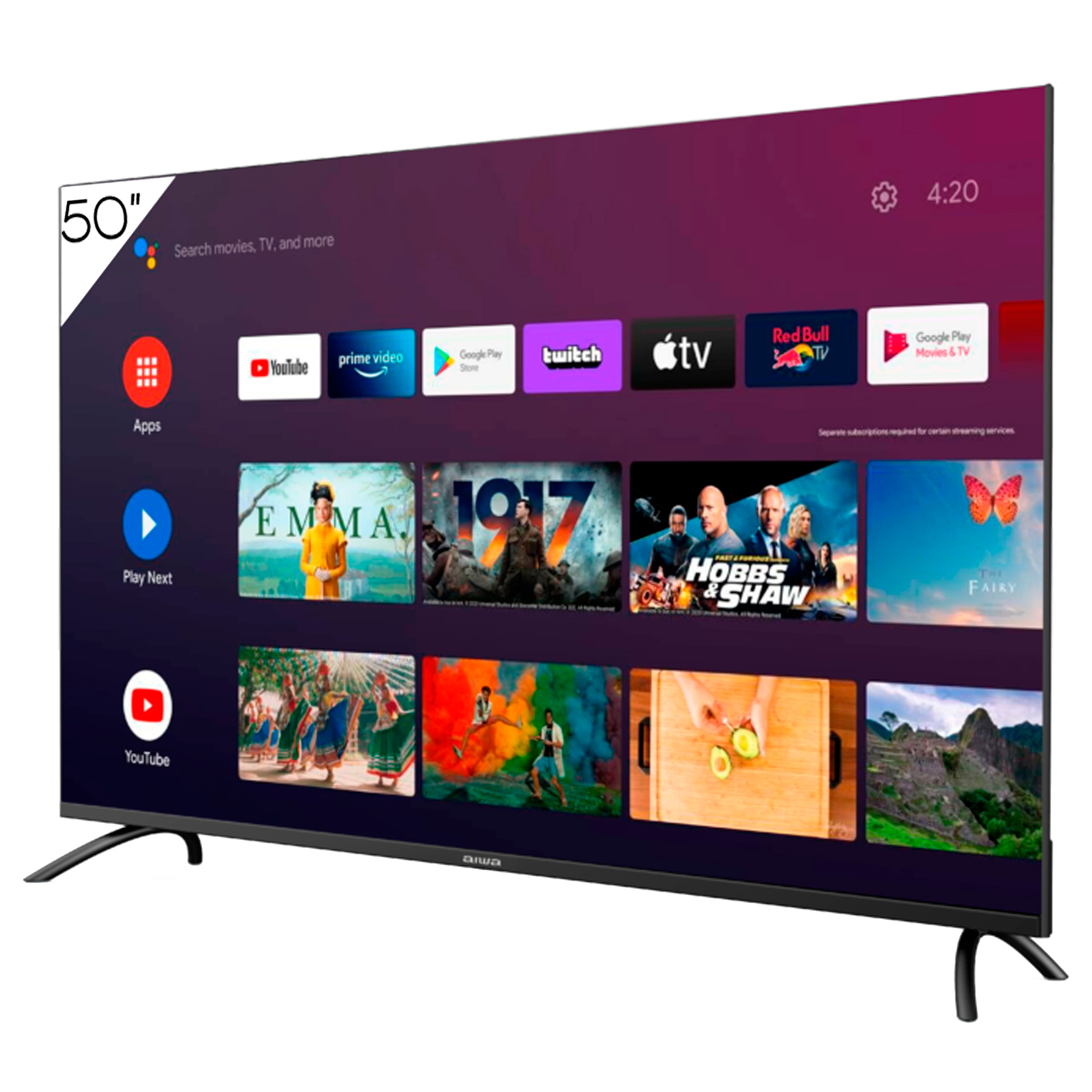 TV SMART MARCA AIWA DE 50" (GOOGLE TV) - Imagen 2