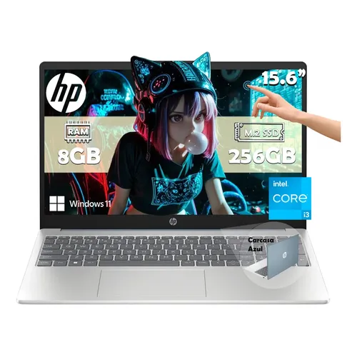 Notebook HP 15-fd0130wm 15.6 pulgadas Intel Core i3-N305 8GB RAM 256GB SSD - Azul